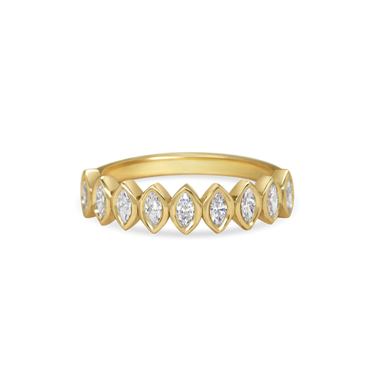 Marquise Bezel Half Eternity