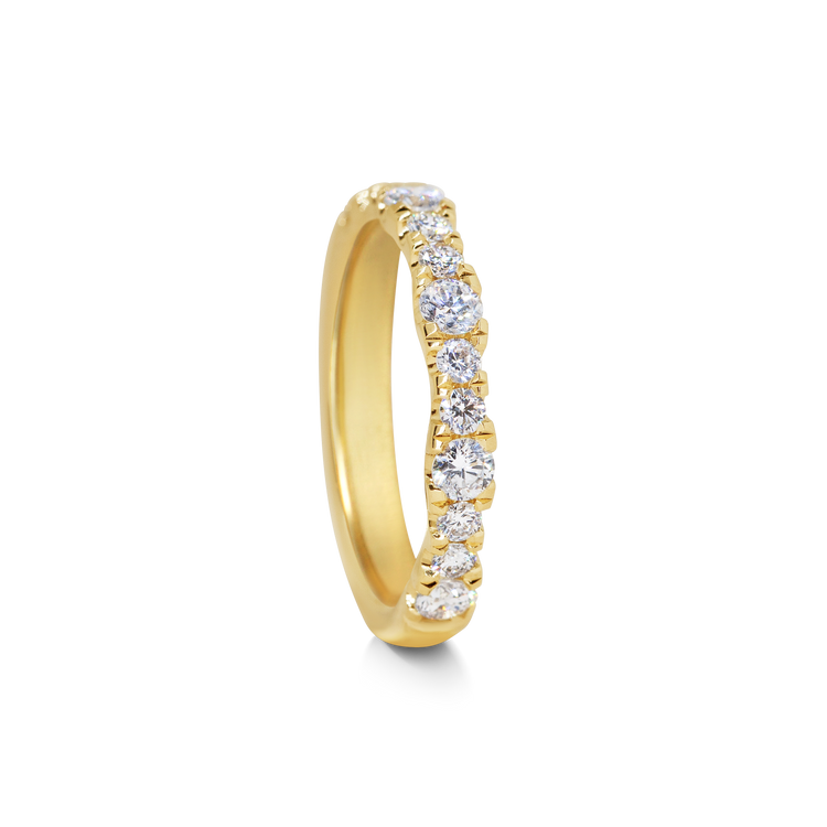 Medium Diamond Rhythm Half Eternity