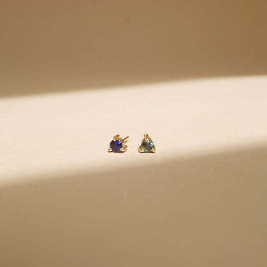 Blue Green Mismatch Studs