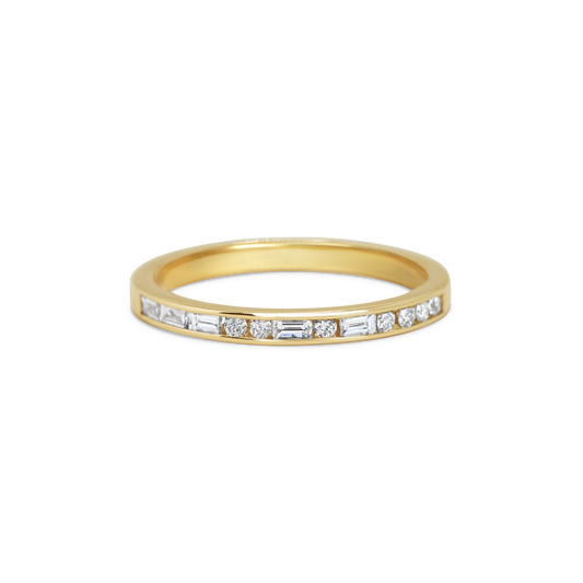 Morse Code Diamond Band 2