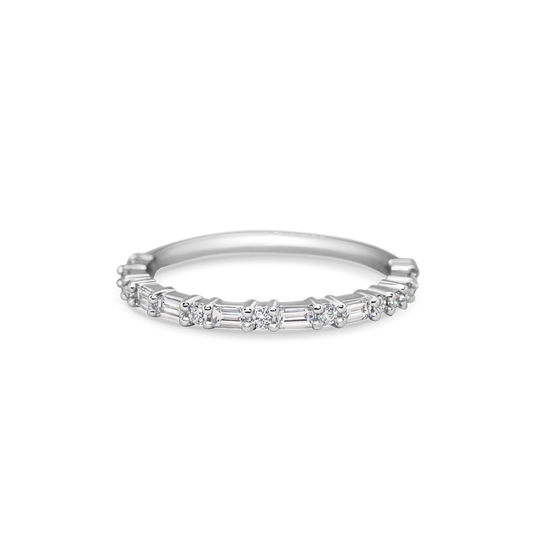 Morse Code Diamond Band