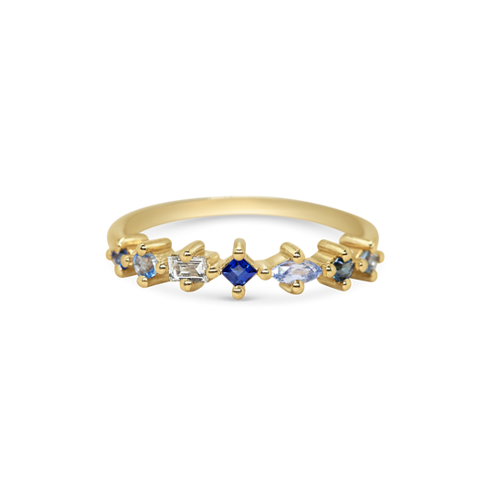 Blue Confetti Ring