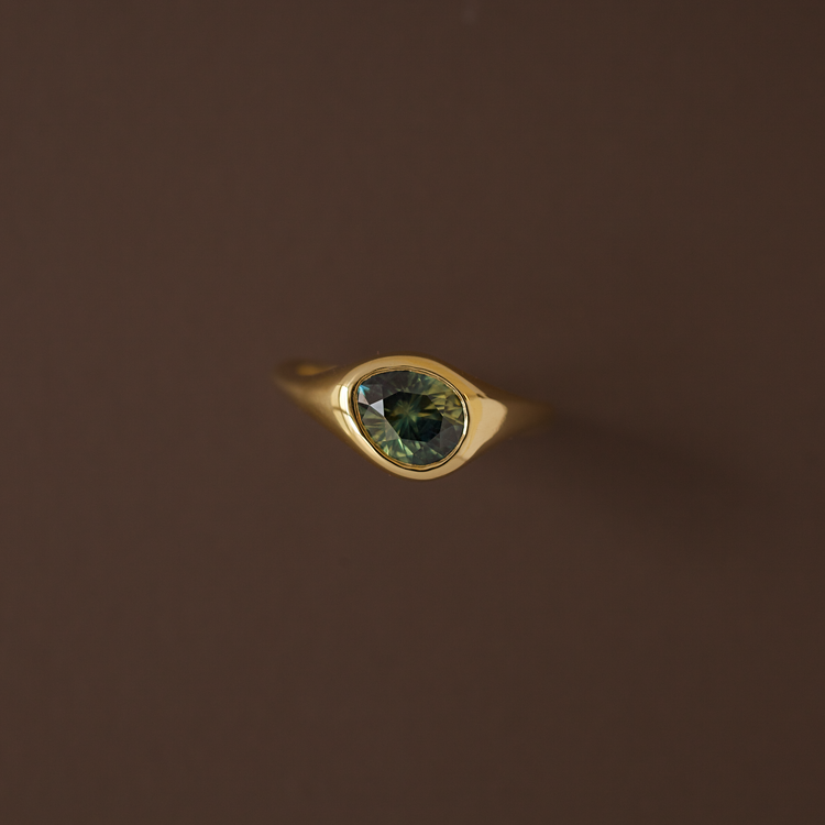 Teal Glacier Ring