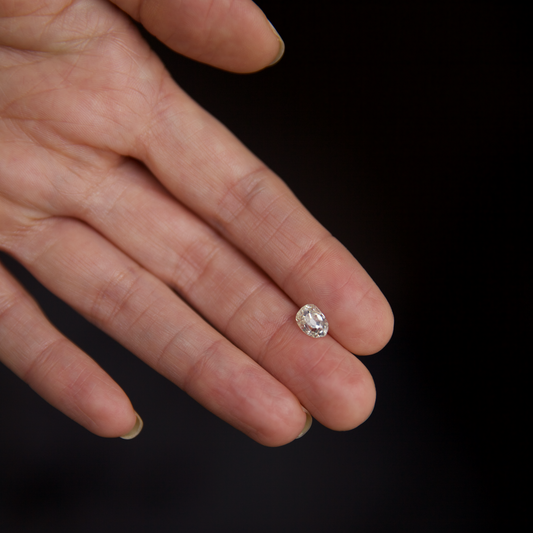 Old Cut Pear Diamond - 1.24ct