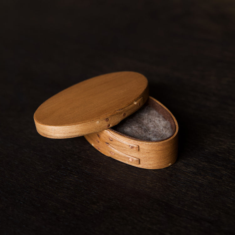 Cherry Wood Shaker Box
