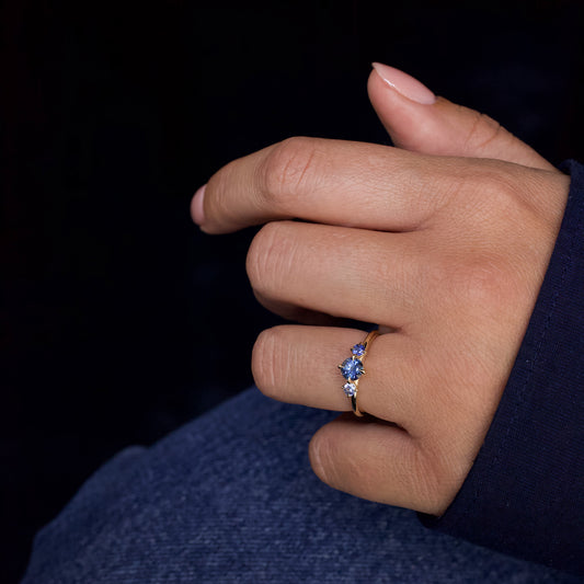 Tanvi Blue Sapphire Ring