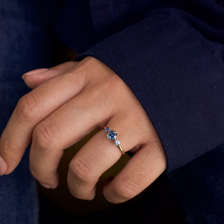 Tanvi Blue Sapphire Ring
