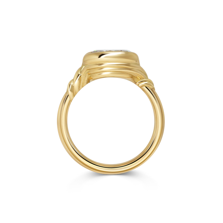 Champagne Diamond Torque Ring