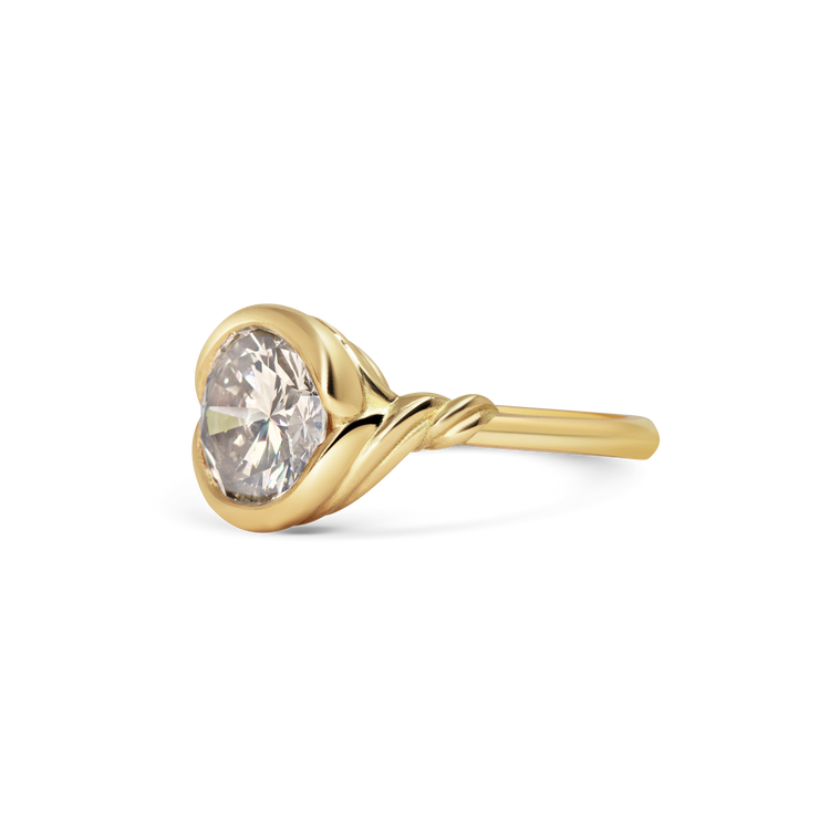 Champagne Diamond Torque Ring