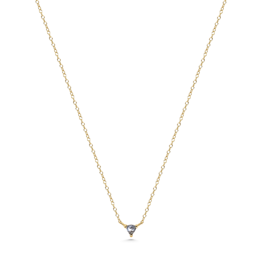 Trillion Salt & Pepper Diamond Necklace