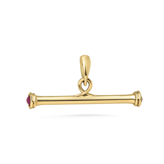 Customisable T-bar pendant