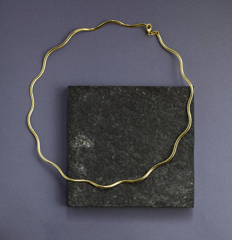 Wave Omega Necklace