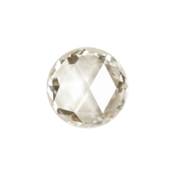 A. Off White Faint Yellow Rose Cut Diamond