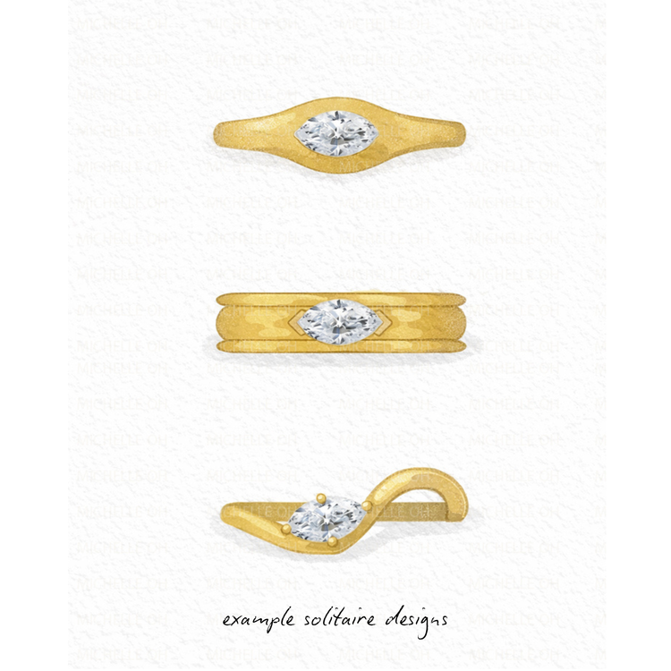 Reclaimed Marquise Diamond - 0.45ct