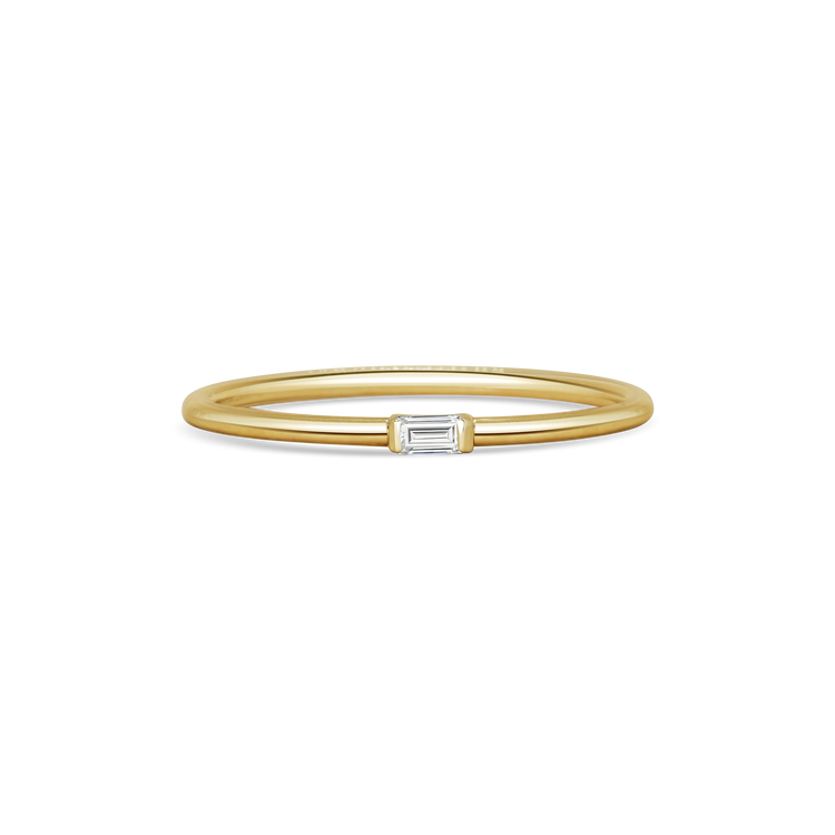Mini Baguette Promise Ring
