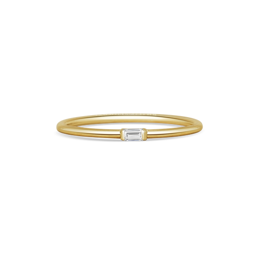 Mini Baguette Promise Ring