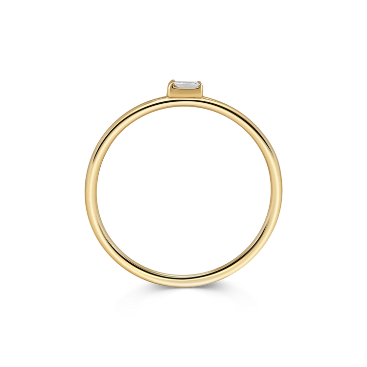 Mini Baguette Promise Ring