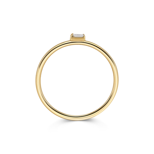Mini Baguette Promise Ring