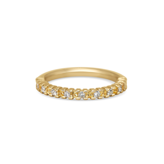 Yellow White Gingham Band