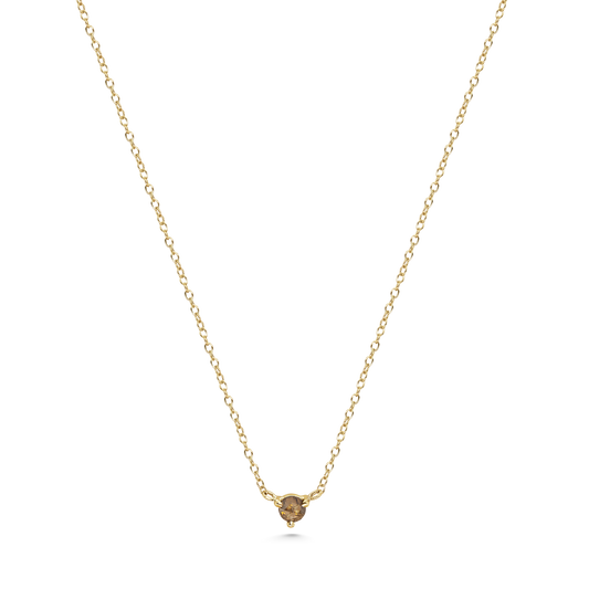 Orb Champagne Diamond Necklace