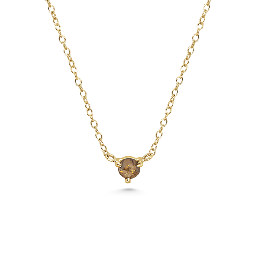 Orb Champagne Diamond Necklace