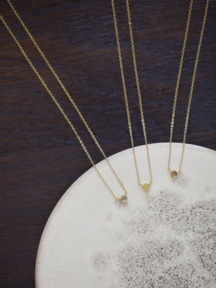 Orb Grey Diamond Necklace