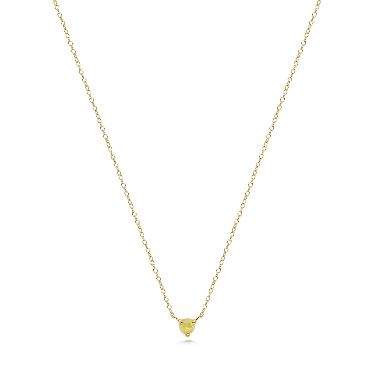 Orb Yellow Diamond Necklace
